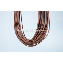 2015 Forme el cordón de goma del diseño para el collar